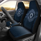 Eye’S Odin With Raven In Viking Style Car Seat Covers 154813 - YourCarButBetter