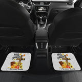 Fall For Jesus He Never Leaves Christian Faith Car Floor Mats 210205 - YourCarButBetter