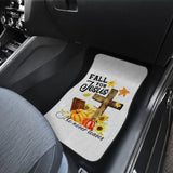 Fall For Jesus He Never Leaves Christian Faith Car Floor Mats 210205 - YourCarButBetter