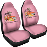 Fall For Jesus He Never Leaves God Lovers Car Seat Covers 210205 - YourCarButBetter