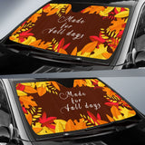 Fall Made For Fall Days Autumn Leaves Car Auto Sun Shades 212001 - YourCarButBetter