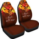 Fall Made For Fall Days Autumn Leaves Car Seat Covers 212001 - YourCarButBetter