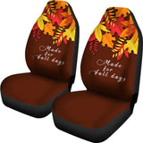 Fall Made For Fall Days Autumn Leaves Car Seat Covers 212001 - YourCarButBetter