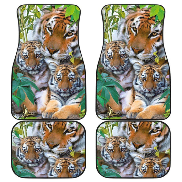 Family Tigers Premium Design Car Floor Mats 211202 - YourCarButBetter