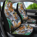 Family Tigers Premium Design Car Seat Covers 211202 - YourCarButBetter