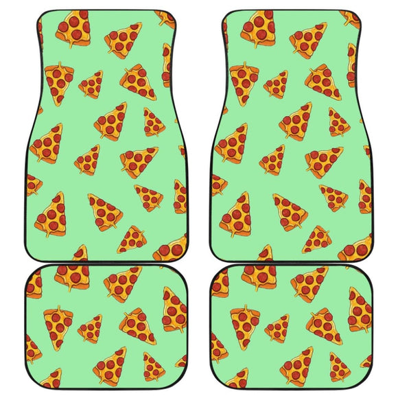 Fast Food Pizza Slice Car Floor Mats 211801 - YourCarButBetter