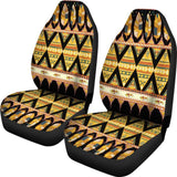 Feather Yellow NativeCar Seat Cover 093223 - YourCarButBetter