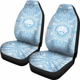 Federated States Of Micronesia Car Seat Cover - Federated States Of Micronesia Coat Of Arms Polynesian Flag Color 105905 - YourCarButBetter
