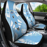 Federated States Of Micronesia Car Seat Covers - F S M Seal Polynesian Tattoo Flag - 9 174914 - YourCarButBetter