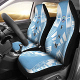 Federated States Of Micronesia Car Seat Covers - F S M Seal Polynesian Tattoo Flag - 9 174914 - YourCarButBetter