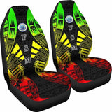 Federated States Of Micronesia Car Seat Covers - F S M Seal Polynesian Tattoo Reggae - 9 174914 - YourCarButBetter