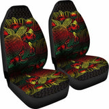 Federated States Of Micronesia Car Seat Covers - Fsm Seal Turtle Hibiscus Reggae - New 091114 - YourCarButBetter