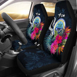 Federated States Of Micronesia Car Seat Covers - Tropical Flower - 105905 - YourCarButBetter