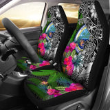 Federated States Of Micronesia Car Seat Covers - Turtle Plumeria Banana Leaf - Amazing 091114 - YourCarButBetter