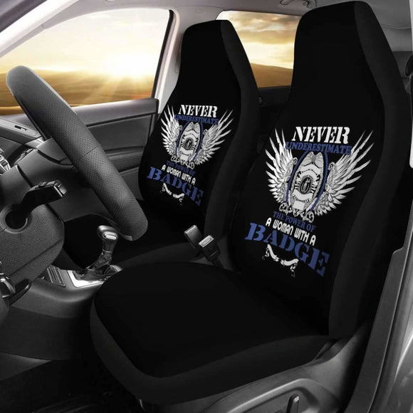 Female Police Officer Car Seat Covers Amazing Gift Ideas 101819 - YourCarButBetter