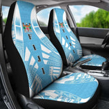Fiji Car Seat Covers - Fiji Coat Of Arms Polynesian Tattoo Flag - 9 174914 - YourCarButBetter
