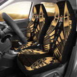 Fiji Car Seat Covers - Polynesian Tattoo Gold - 9 174914 - YourCarButBetter