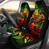 Fiji Car Seat Covers - Reggae Shark Polynesian Tattoo - 102802 - YourCarButBetter