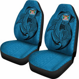 Fiji Car Seat Covers Shark Coat Of Arms Amazing 105905 - YourCarButBetter