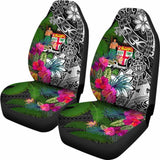 Fiji Car Seat Covers - Turtle Plumeria Banana Leaf Crest - 091114 - YourCarButBetter