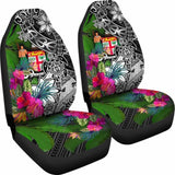 Fiji Car Seat Covers - Turtle Plumeria Banana Leaf Crest - 091114 - YourCarButBetter