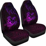 Fiji Islands Tapa Turtle Purple Car Seat Covers 091114 - YourCarButBetter