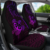 Fiji Islands Tapa Turtle Purple Car Seat Covers 091114 - YourCarButBetter