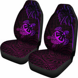 Fiji Islands Tapa Turtle Purple Car Seat Covers 091114 - YourCarButBetter