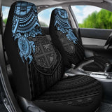 Fiji Polynesian Car Seat Covers Blue Turtle Amazing 091114 - YourCarButBetter