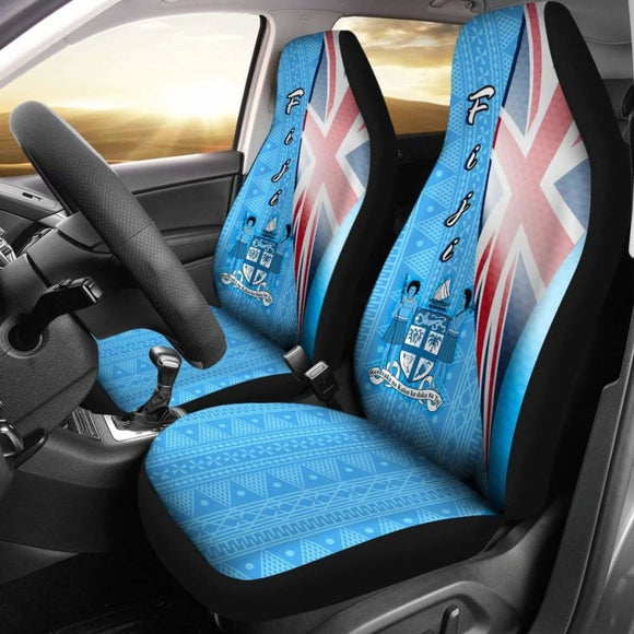 Fiji Polynesian Car Seat Covers - Fiji Flag - 105905 - YourCarButBetter