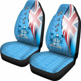 Fiji Polynesian Car Seat Covers - Fiji Flag - 105905 - YourCarButBetter
