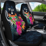 Fiji Polynesian Car Seat Covers - Tropical Flower - 105905 - YourCarButBetter
