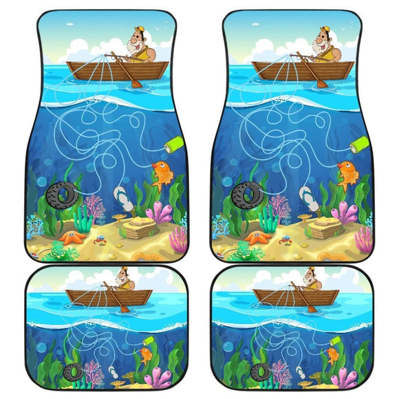 Find The Fish Game Fishing Car Floor Mats 182417 - YourCarButBetter