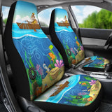 Find The Fish Game Fishing Car Seat Covers 182417 - YourCarButBetter
