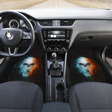 Fire and Ice Skull Car Floor Mats 210802 - YourCarButBetter