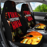 Fire Fighting Mom Car Seat Covers 101819 - YourCarButBetter
