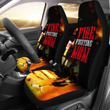 Fire Fighting Mom Car Seat Covers 101819 - YourCarButBetter