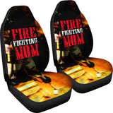 Fire Fighting Mom Car Seat Covers 101819 - YourCarButBetter