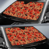 Fire Flame Pattern Car Auto Sun Shades 085424 - YourCarButBetter