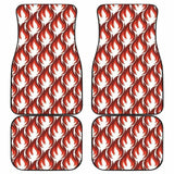 Fire Flame Symbol Design Pattern Front And Back Car Mats 181703 - YourCarButBetter