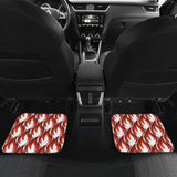 Fire Flame Symbol Design Pattern Front And Back Car Mats 181703 - YourCarButBetter