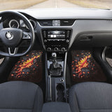 Fire Flaming Skull Car Mats 103131 - YourCarButBetter