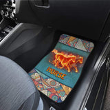 Fire Horse Vintage Mandala Car Floor Mats 210303 - YourCarButBetter