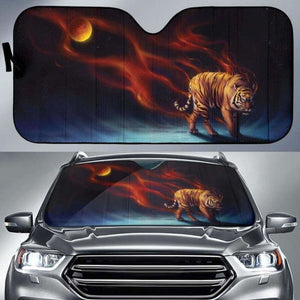 Fire Tiger Car Auto Sun Shades 172609 - YourCarButBetter