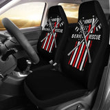 Firefighter American Flag Honor Serve Rescue Car Seat Covers 211103 - YourCarButBetter