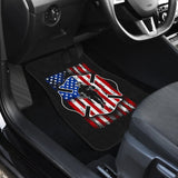 Firefighter Car Floor Mats Custom American Flag 212304 - YourCarButBetter