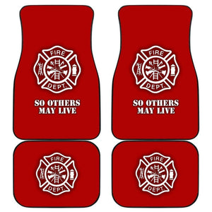 Firefighter Car Mats (So Others May Live) 101819 - YourCarButBetter