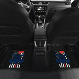 Firefighter Fire and Rescue Courage Honor Thin Red Line Car Floor Mats 211507 - YourCarButBetter