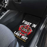 Firefighter First In Last Out Car Mats Set Of 4 101211 - YourCarButBetter