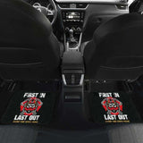 Firefighter First In Last Out Car Mats Set Of 4 101211 - YourCarButBetter